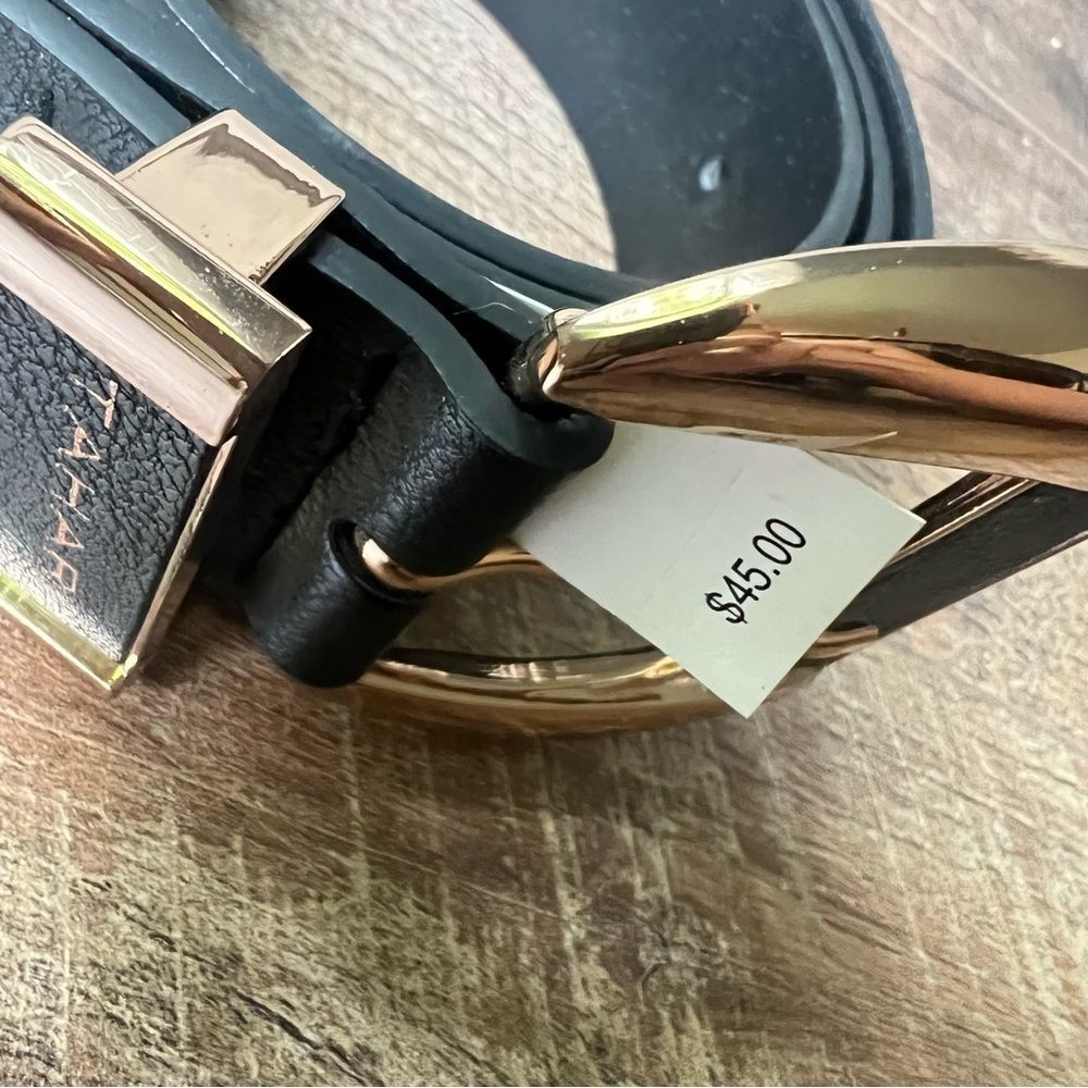 Tahari Material Girl Belt-black with gold NWT🏷 - Picture 7 of 11